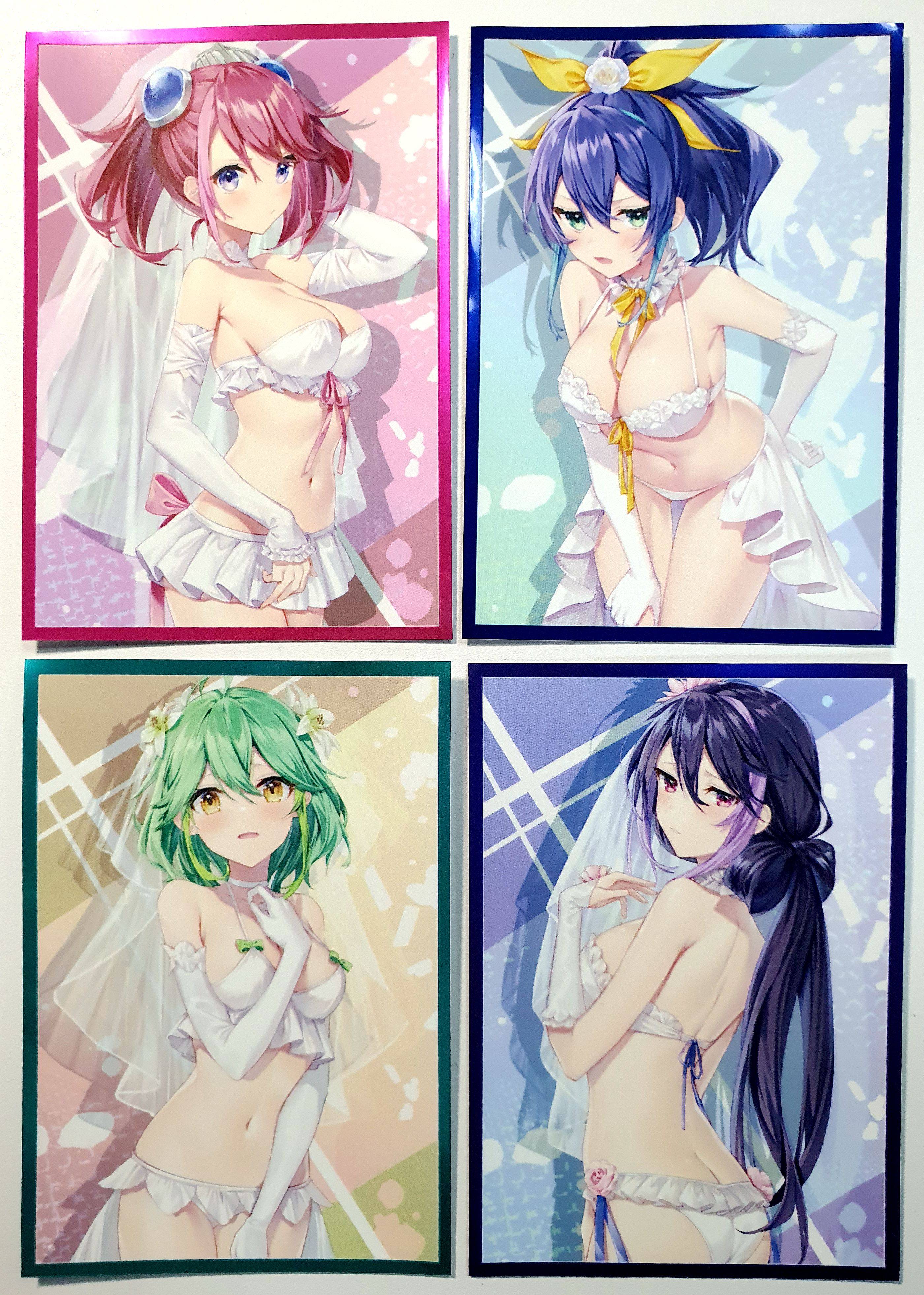 游戏王动漫妹套arc-v柚子塞瑞娜 凛 琉璃婚纱c99日版卡牌套fw2da2