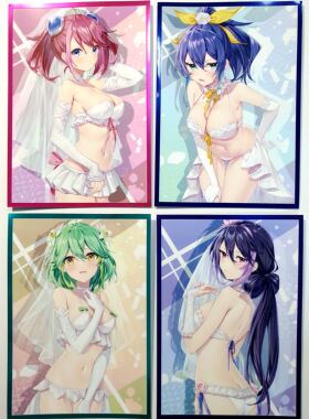 游戏王动漫妹套ARC-V柚子塞瑞娜 凛 琉璃婚纱C99日版卡牌套FW2DA2