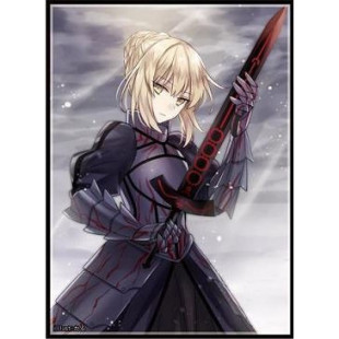 游戏王动漫妹套 FATE FGO 黑SABER 会场限定卡套 牌套 7A2