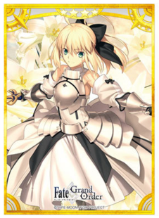 游戏王动漫妹套 FATE FGO SABER LILY 卡套 牌套 5CL