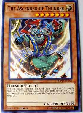 游戏王 美英一刷 mp18-en060 N 雷仙神 C2C