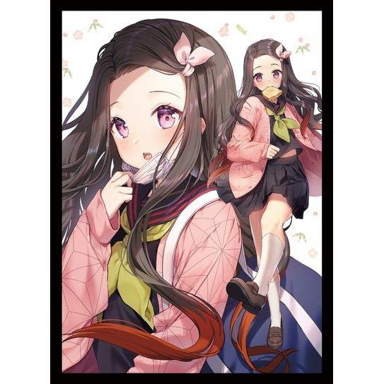 游戏王动漫妹套 鬼灭之刃  灶门祢豆子 小豆子 c96限定 卡套 牌套