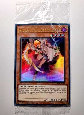 游戏王 欧版意文一刷 LART-IT034  UR 盛燃之希塔