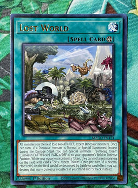 游戏王 美英一刷MAGO-EN154 金字R 失落世界 FC2 iq2