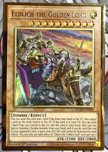 游戏王 美英一刷 MGED-EN024 PGR 黄金卿 黄金国巫妖 异画 J1A