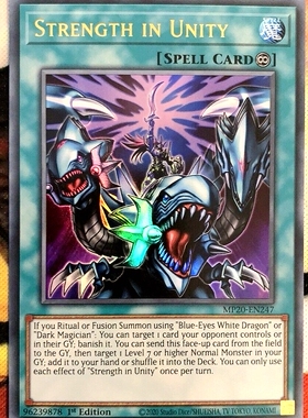 游戏王 美英一刷 MP20-EN247 UR 集束之力 A4A