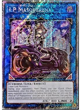 游戏王美英1刷RA02-EN042 PSCR I：P伪装舞会莱娜 百变 异画PQ3