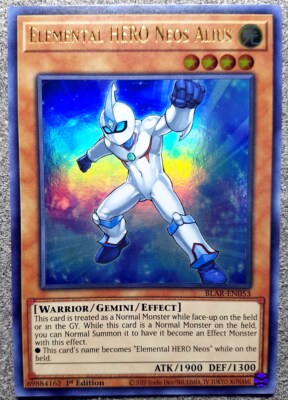 游戏王 美英一刷 BLAR-EN053 UR  元素英雄 次新宇侠 LD2