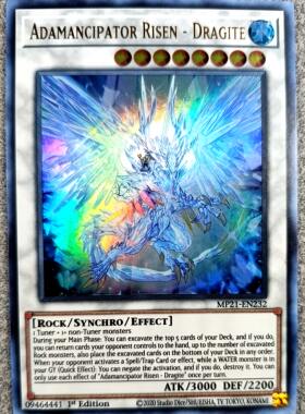 游戏王 美英一刷 MP21-EN232 UR 魔救之奇迹-巨龙晶石 IC1 ii