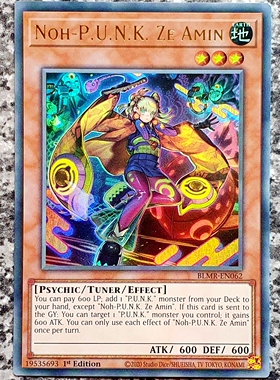 游戏王 美英一刷 BLMR-EN062 UR 能朋克 世阿弥 F8B