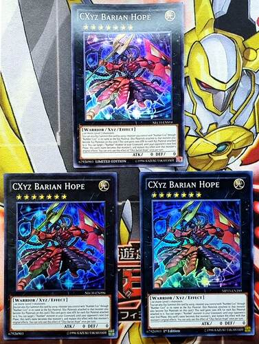 游戏王 美英一刷 NECH MP15 SR 混沌XYZ 冀望皇 异晶人 L5