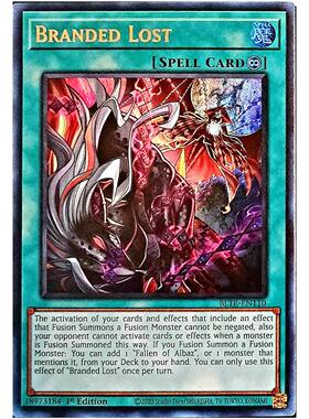 游戏王 美英一刷BLTR-EN110 UR  失烙印 JS2