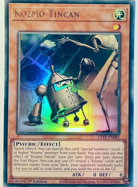 游戏王 美英一刷  GFTP-EN085 UR 星际仙踪 铁皮  Z5B