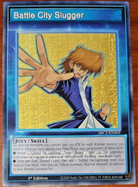 游戏王美英一刷SBC2-ENS03 N 城之内TOKEN 技能卡  RP