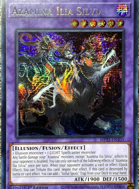 游戏王美英一刷MP25-EN103SER背信圣徒 森厄狼母 雷亚西尔薇亚KN2