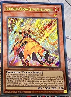 游戏王美英一刷BLMR-EN014 SCR红恋之丽杰-布拉达曼特 R8A ki ji3