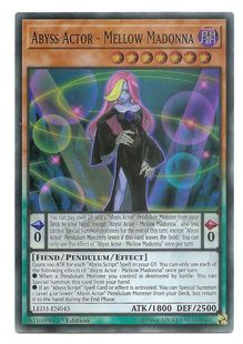 游戏王 美英一刷 LED3-EN045  SR 魔界剧团-熟女主演 F1A