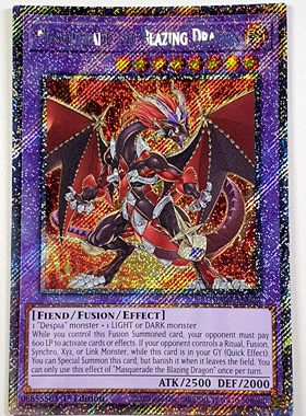 游戏王 美英一刷RA02-EN022 PSCR 赫灼龙 伪装魔种 龙 Dragon