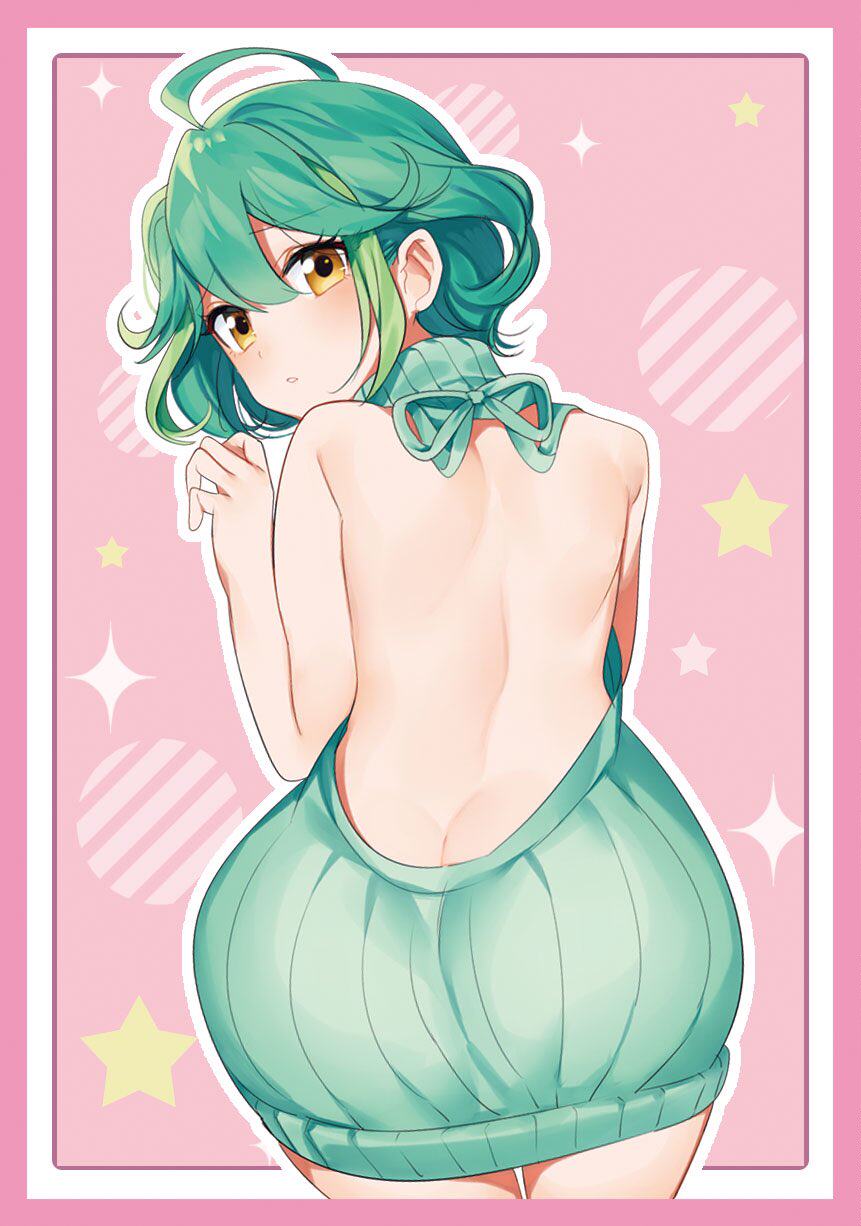 游戏王动漫妹套  凛 ARCV柚子露背毛衣 会场限定 卡套 牌套  AF