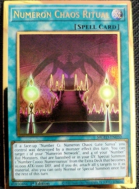 游戏王 美英一刷  MGED-EN050 PGR 源数混沌仪式  MB2