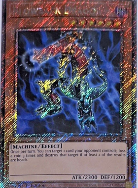 游戏王美英一刷RA03-EN138 PSCR 回膛手枪龙 OUA