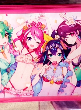 游戏王动漫妹套  柚子 塞瑞娜 瑠璃 凛  C96限定 卡套 牌套 BA4