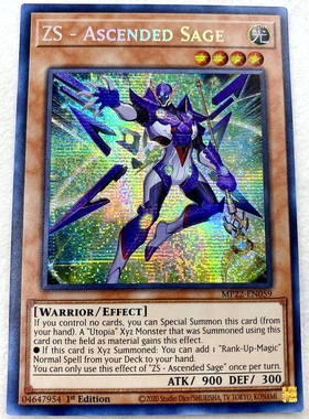 游戏王 美英一刷 mp22-en059 SER 异热同心从者-升华贤者 n9a LT3