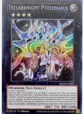 游戏王 美英一刷 BLMR-EN083  SCR 星守之骑士 托勒密 M8B