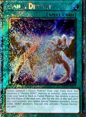 游戏王美英一刷RA03-EN270 pscr 结合命运 融合命运 JH2