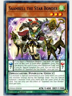 EN030 绊醒师 塞姆贝尔 Saambell 游戏王 a9c 美英一刷DAMA