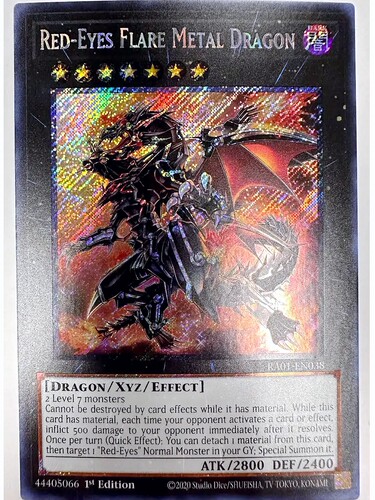 KONAMI闪卡FlareMetalDragon