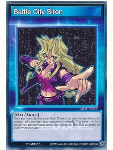 ENS19 Battle City TOKEN孔雀舞T3C 游戏王 Siren 美英一刷SBC1