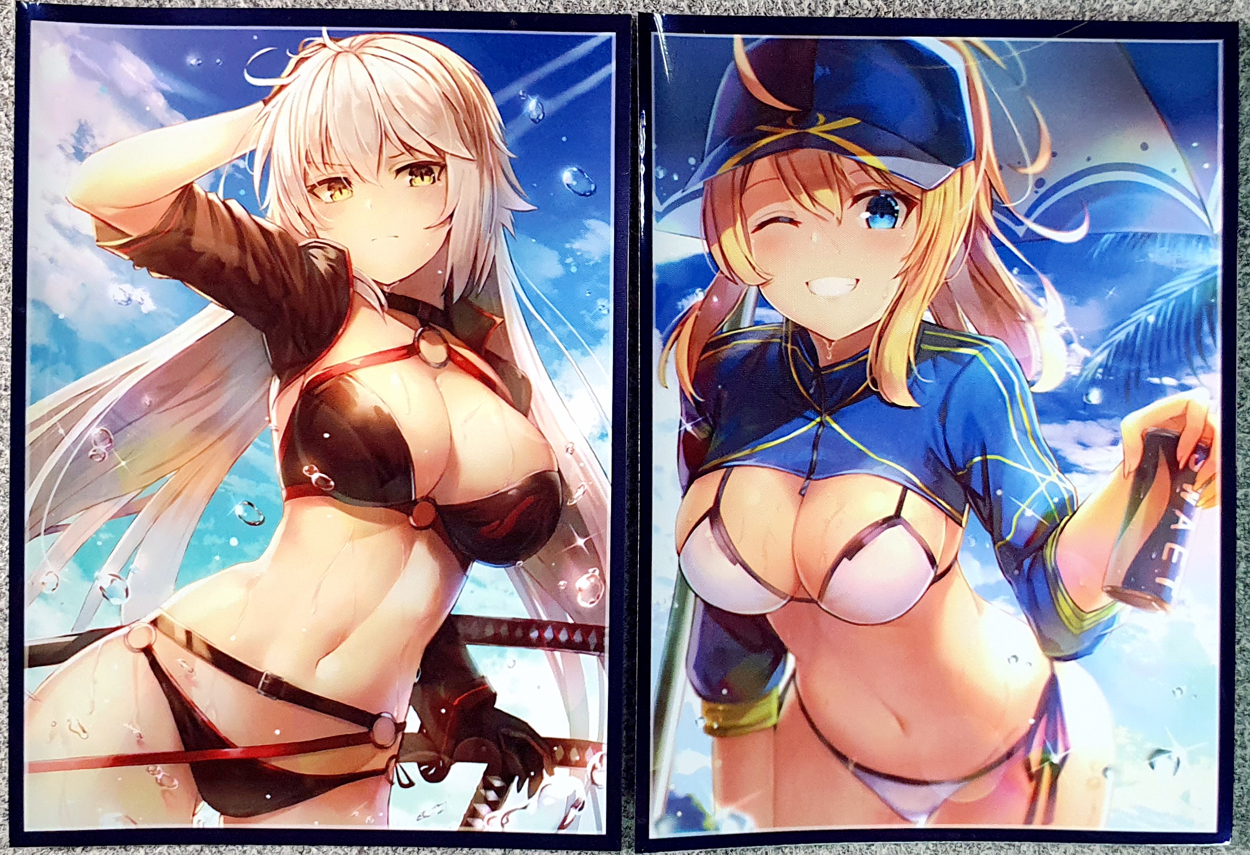 游戏王动漫妹套FATE FGO 黑贞德 谜之女主角X 限定 卡套 牌套 BW2