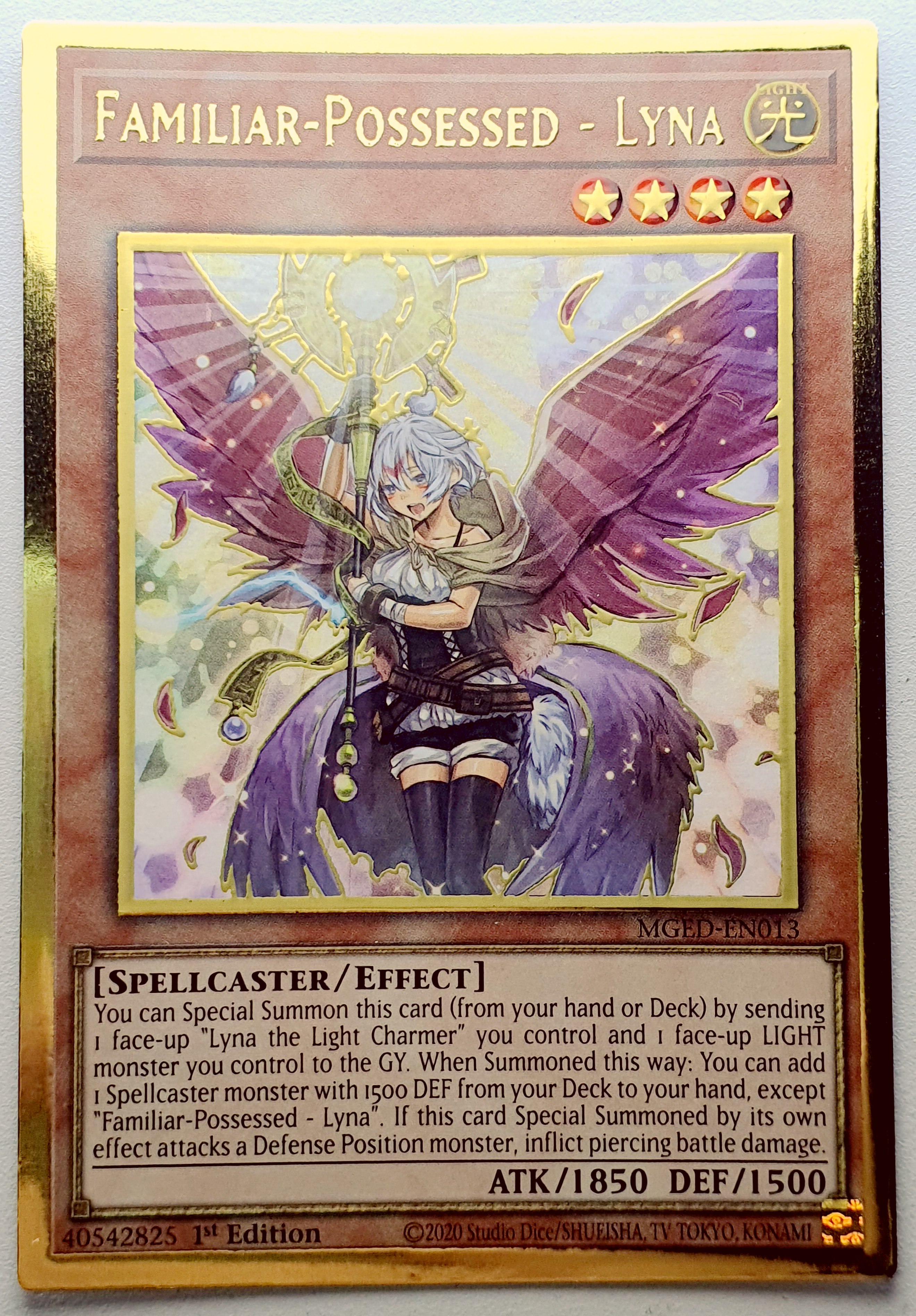 游戏王 美英一刷 mged-en013 PGR 凭依装着-莱娜  F6A BT23