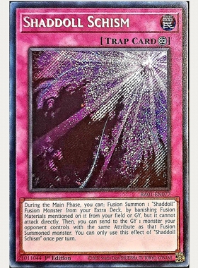 游戏王 美英一刷RA01-EN077 SCR UR SR 影依的伪典 N7A