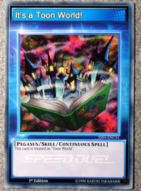 游戏王 美英一刷 SS01-ENCS1 N 这是卡通世界! 帕伽索斯 技能 I1B