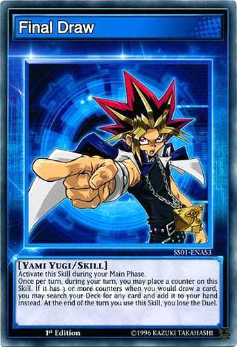 游戏王 美英一刷 SS01-ENAS3 N 最终抽卡 暗游戏/技能2M3 C5B SS2