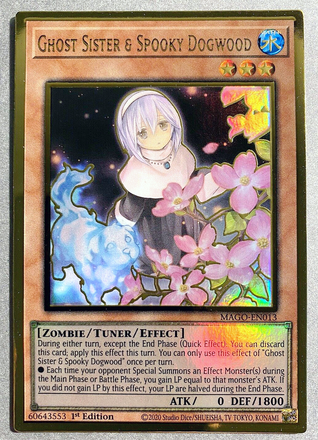 游戏王 美英一刷 MAGO-EN013 PGR  儚无水木 Y8B 异画