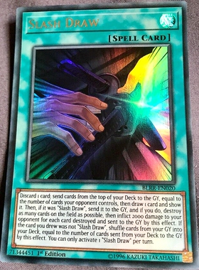 游戏王  美英一刷 BLRR-EN020 UR 一击必杀！居合抽卡 T1B S4AO9B