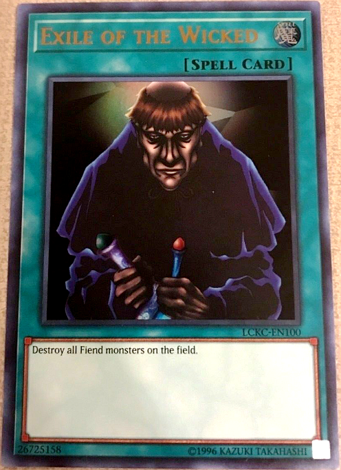 游戏王 美英非刷LCKC-EN100 UR 恶魔祓除 OR2