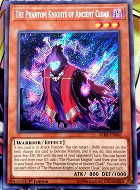 游戏王 美英一刷 BLRR-EN061 SCR  幻影骑士团 沾尘袍 N1C