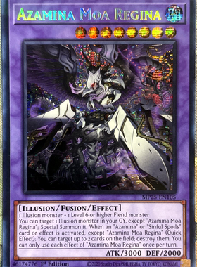 游戏王美英一刷MP25-EN058 SER杀戮圣徒 魇女王鸦摩尔蕾吉娜 ho1