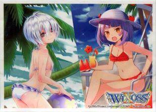 游戏王动漫妹套 WIXOSS ウリス＆あーや 限定 卡套 牌套 4F3