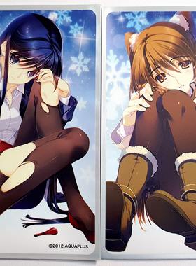 游戏王动漫妹套白色相册2  小木曾雪菜 冬马和纱 卡套牌套 JC