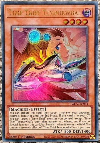 游戏王 美英一刷 GFP2-EN044  UR 时间潜行者摆轮救生艇 R2A