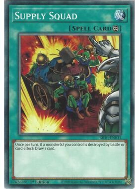 游戏王 美英一刷 SR10-EN033  N 补给部队  M5B