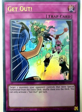 游戏王 美英一刷 MP20-EN137  UR  Get Out! 滚蛋！ A4B