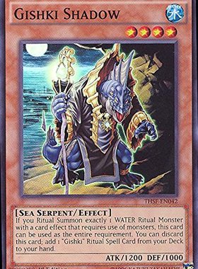 游戏王 美英一刷  THSF-EN042 SR 暗影遗式术师 5M3 GI3