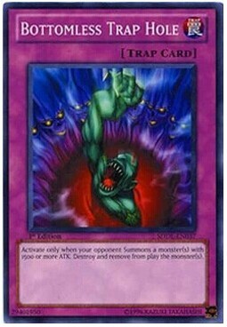 游戏王 美英一刷SDDE 平卡N  奈落的落穴 奈落 微损 特价现货KF12