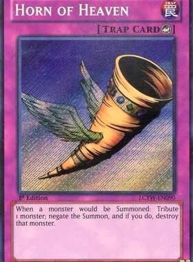 游戏王 美英一刷 LCJW-EN092 SCR/UR 升天之角笛 9R2